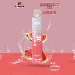 XiaoKe一次性電子煙 7500口｜650mAh可充電｜3%濃度｜口味-西瓜冰