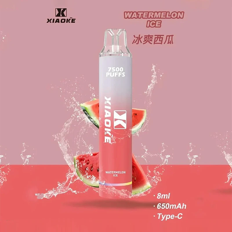 XIAOKE 7500 Puffs｜3%濃度｜冰爽西瓜