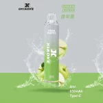 XiaoKe一次性電子煙 7500口｜650mAh可充電｜3%濃度｜口味-青蘋果
