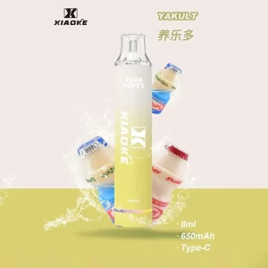 XiaoKe 7500 Puffs｜650mAh｜3%濃度｜25種口味 養樂多